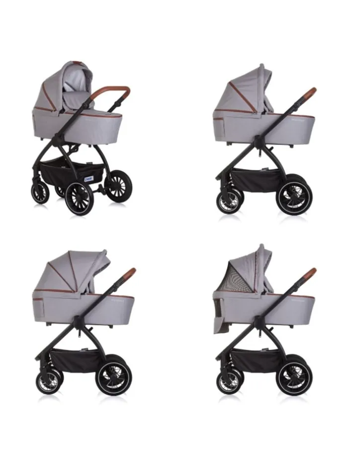 Kombikinderwagen 3in1 Prestige in grau