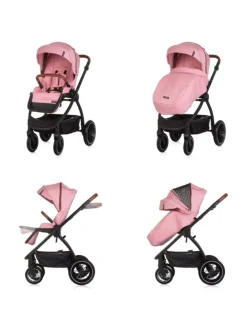 Kombikinderwagen 3in1 Prestige in rosa