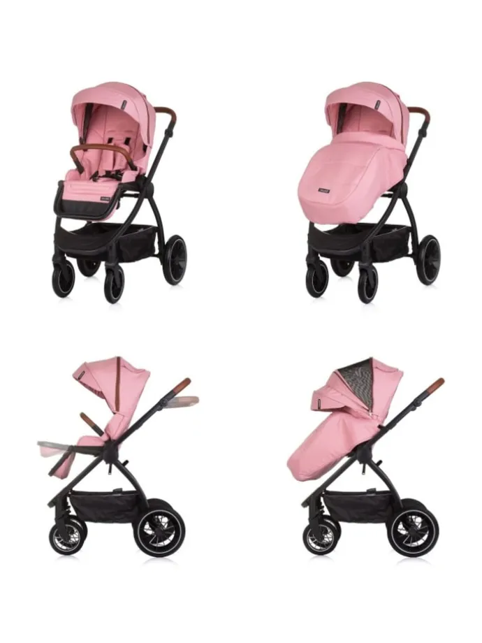 Kombikinderwagen 3in1 Prestige in rosa