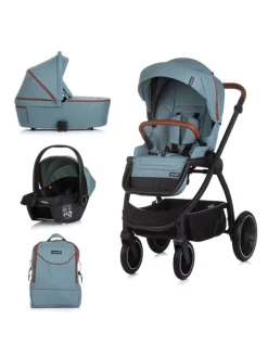 Kombikinderwagen 3in1 Prestige in blau