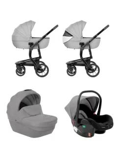 Kombikinderwagen Irene 3 in 1 in grau