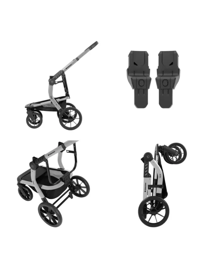 Kombikinderwagen Irene 3 in 1 in grau