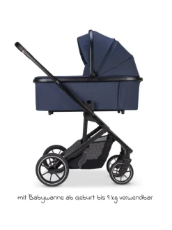 Kombi-Kinderwagen Juntos bis 22 kg belastbar in blau,schwarz