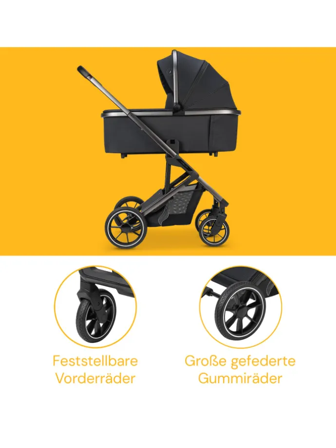 Kombi-Kinderwagen Juntos in Coal
