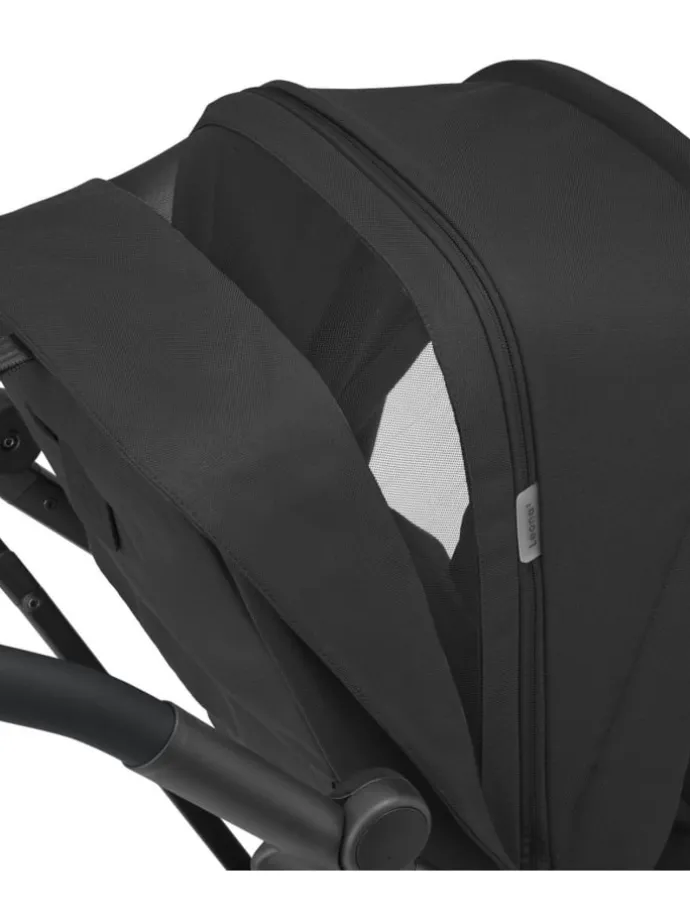 Kombikinderwagen Leona² Twillic Black in Schwarz ab 0 Monate