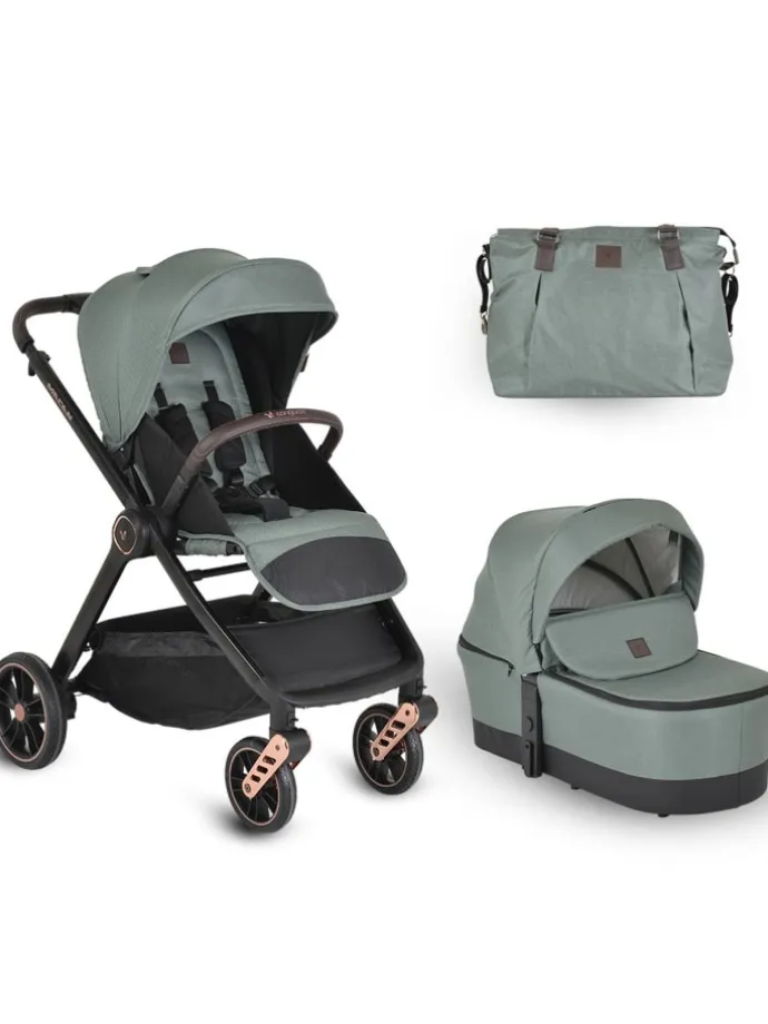 Kombikinderwagen Macan 2 in 1 in grün