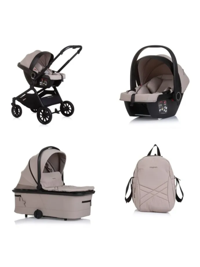 Kombikinderwagen Magnum 3 in 1 in natur