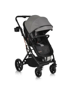 Kombikinderwagen Rafaello 2in1 in grau