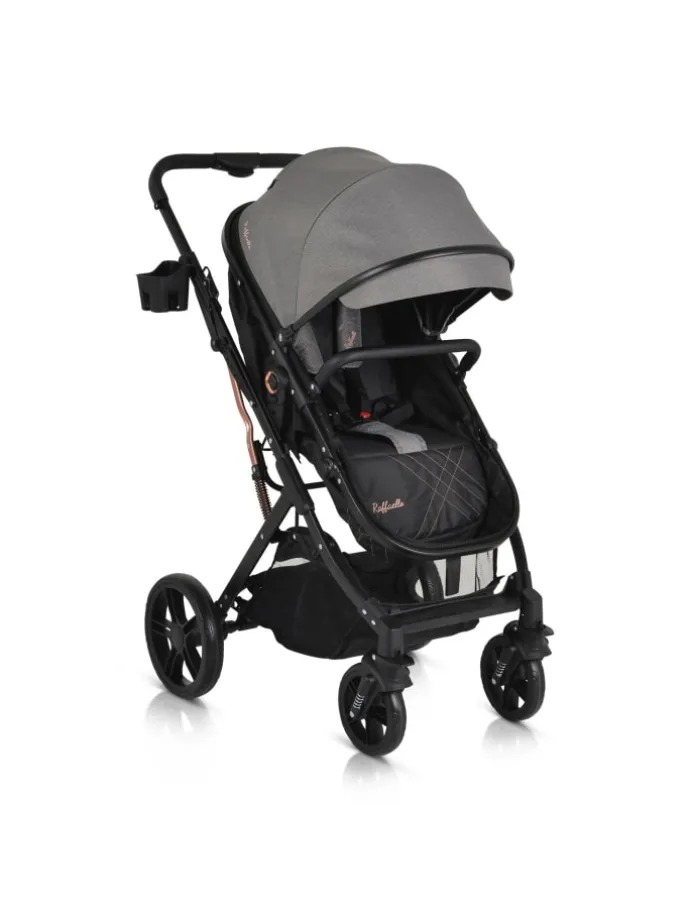 Kombikinderwagen Rafaello 2in1 in grau