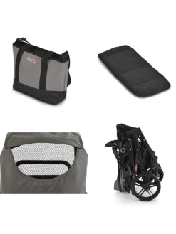 Kombikinderwagen Rafaello 2in1 in grau