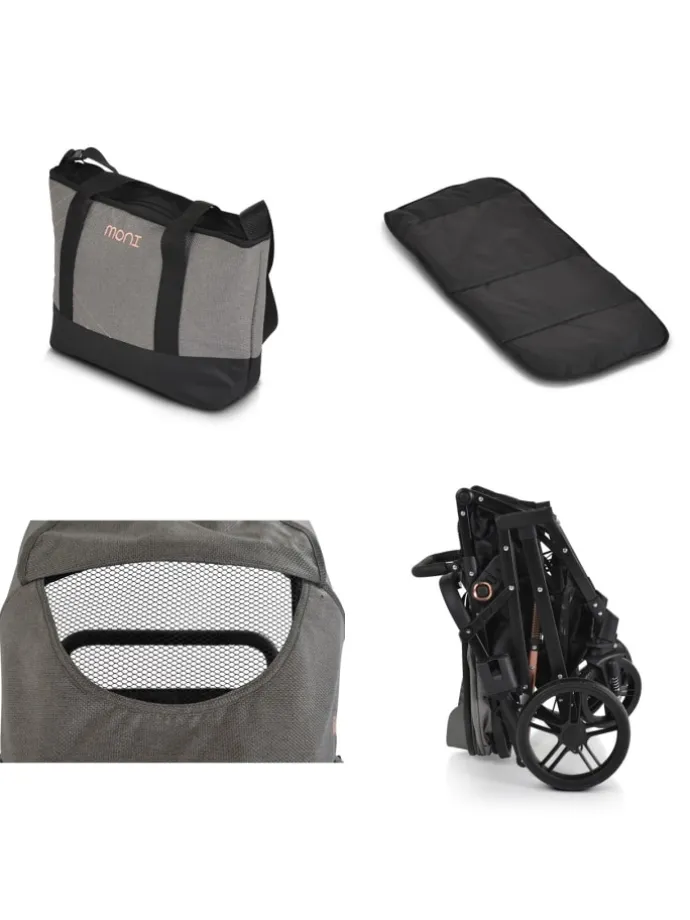 Kombikinderwagen Rafaello 2in1 in grau