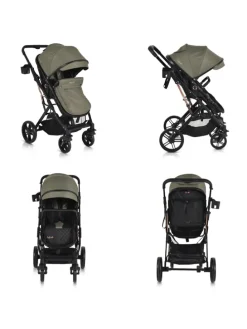 Kombikinderwagen Rafaello 2in1 in grün