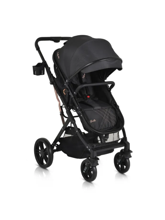Kombikinderwagen Rafaello 2in1 in schwarz