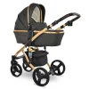 Kombikinderwagen Rimini Premium in schwarz