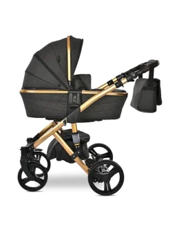 Kombikinderwagen Rimini Premium in schwarz