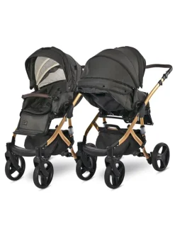 Kombikinderwagen Rimini Premium in schwarz