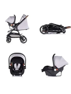 Kombikinderwagen Ultera 3 in 1 in grau