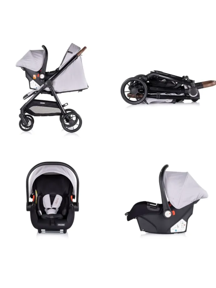 Kombikinderwagen Ultera 3 in 1 in grau