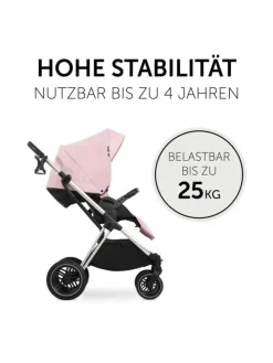 Kombi-Kinderwagen Vision X Silver (Sportwagen in grau,rosa