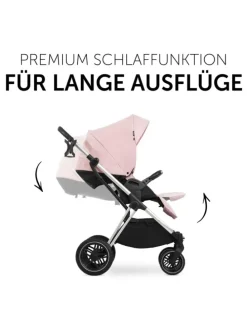 Kombi-Kinderwagen Vision X Silver (Sportwagen in grau,rosa