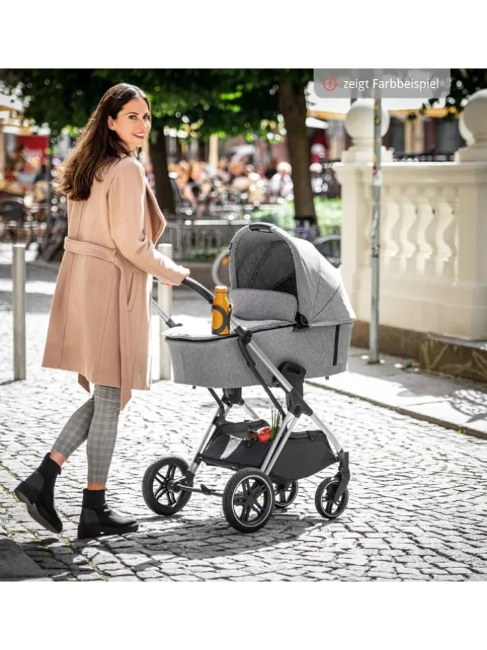 Kombi-Kinderwagen Vision X Duoset Black (Sportwagen in schwarz,grau