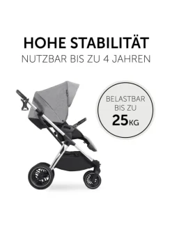 Kombi-Kinderwagen Vision X Duoset Black (Sportwagen in grau