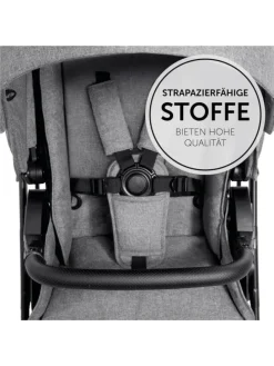Kombi-Kinderwagen Vision X Duoset Black (Sportwagen in grau