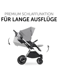 Kombi-Kinderwagen Vision X Duoset Black (Sportwagen in grau