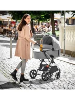 Kombi-Kinderwagen Vision X Duoset Silver in schwarz,grau