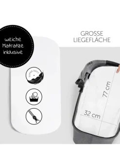 Kombi-Kinderwagen Vision X Duoset Silver in schwarz,grau