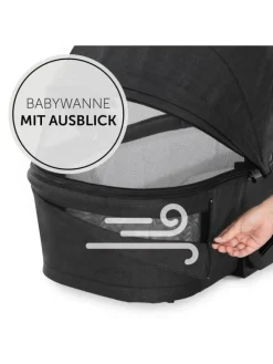 Kombi-Kinderwagen Vision X Duoset Black (Sportwagen in schwarz
