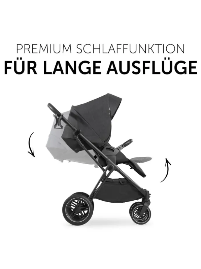 Kombi-Kinderwagen Vision X Duoset Black (Sportwagen in schwarz