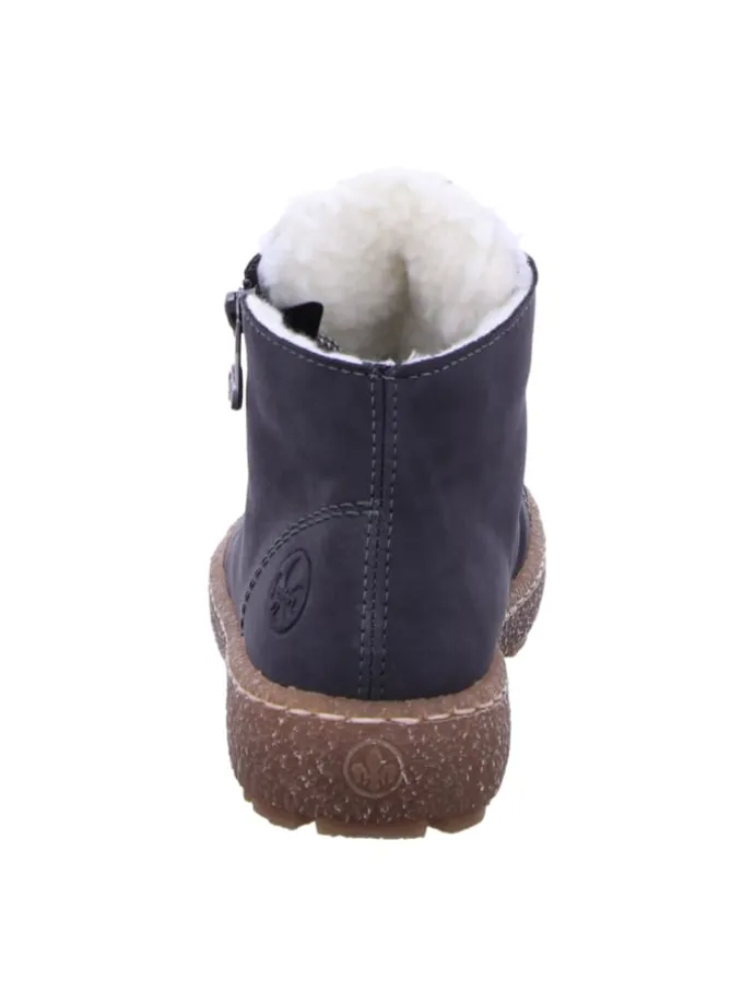Komfort Schnürschuhe in Grau