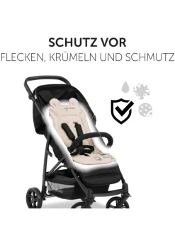 Komfort Sitzauflage für Buggy und Kinderwagen  in beige