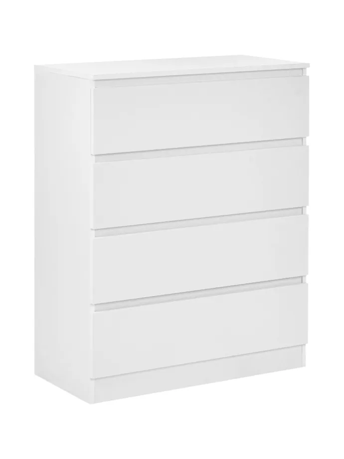 Kommode WINNIPEG in Weiß - (W) 80 x (H) 100 x (L) 40 cm