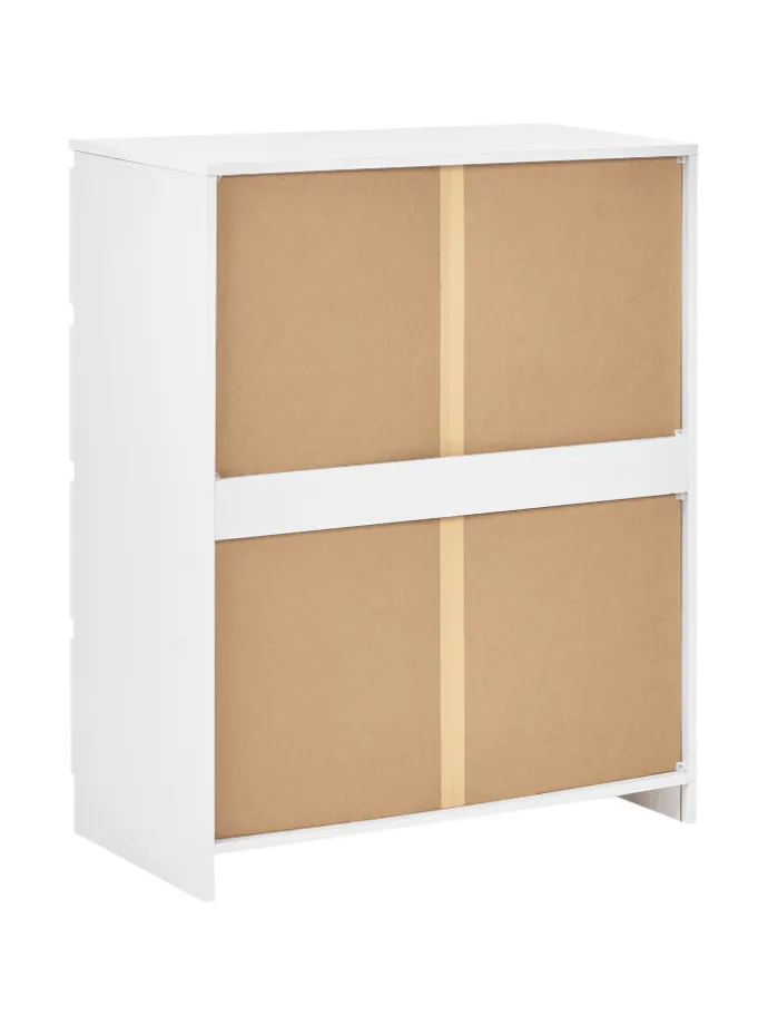 Kommode WINNIPEG in Weiß - (W) 80 x (H) 100 x (L) 40 cm