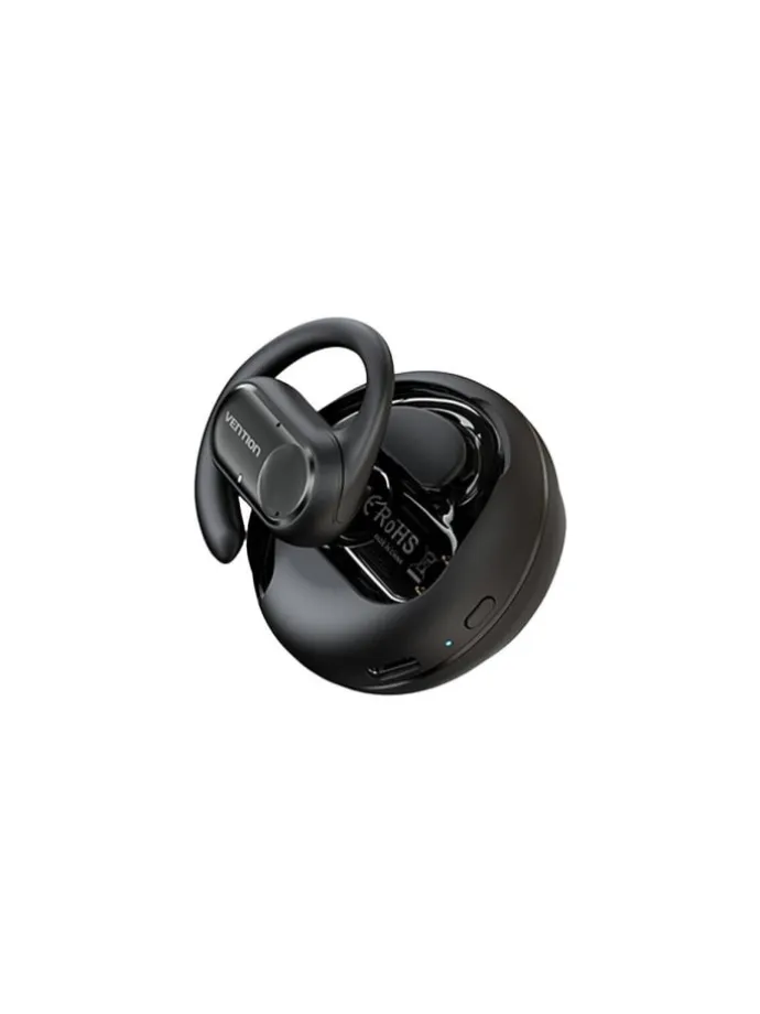 Kopfhörer Bluetooth 5.3 Open-Ear Kopfhörer 400 mAh Schwarz