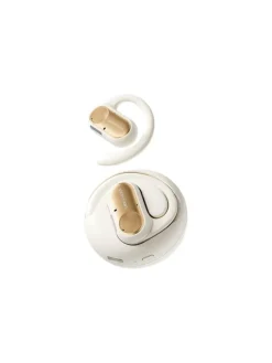 Kopfhörer Bluetooth 5.3 Open-Ear Kopfhörer 400 mAh Beige