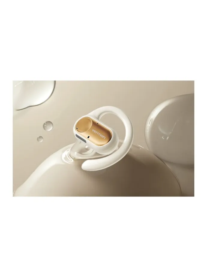 Kopfhörer Bluetooth 5.3 Open-Ear Kopfhörer 400 mAh Beige