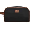 Kosmetiktasche "Buckingham" in Schwarz - (B)25 x (H)15 x (T)14 cm