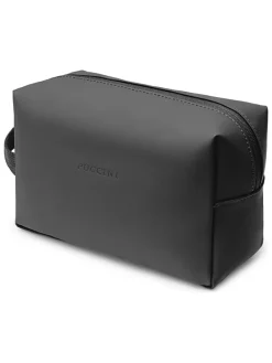 Kosmetiktasche "Dune" in Schwarz - (B)29 x (H)16 x (T)9 cm