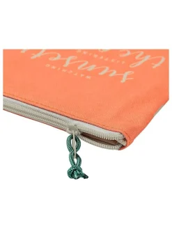 Kosmetiktasche ''Fernweh Sunset'' in Orange - (L)30 x (B)19 cm