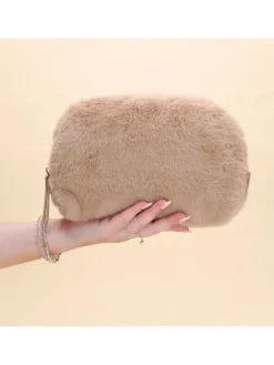 Kosmetiktasche in Beige - (B)23 x (H)16 x (T)6 cm
