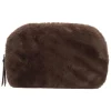 Kosmetiktasche in Braun - (B)23 x (H)16 x (T)6 cm