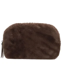 Kosmetiktasche in Braun - (B)23 x (H)16 x (T)6 cm