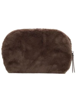 Kosmetiktasche in Braun - (B)23 x (H)16 x (T)6 cm