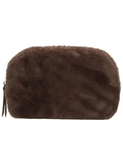 Kosmetiktasche in Braun - (B)23 x (H)16 x (T)6 cm