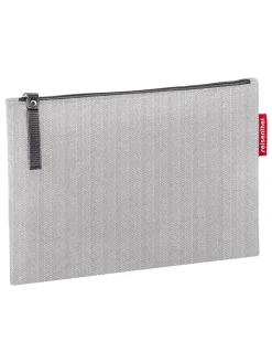 Kosmetiktasche in Grau - (B)24 x (H)17 cm