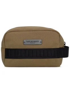Kosmetiktasche in Hellbraun - (B)25 x (H)13 cm