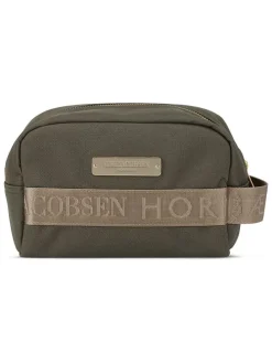 Kosmetiktasche in Khaki - (B)25 x (H)13 cm